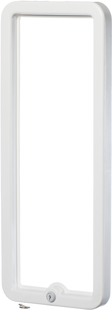 10520 White Frame W/lock, 20lb - Mobile Phone (700x700), Png Download