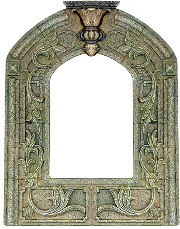 Fresco Frame From My Ekd "old World Charm" Digital - Shrine Frame (600x766), Png Download