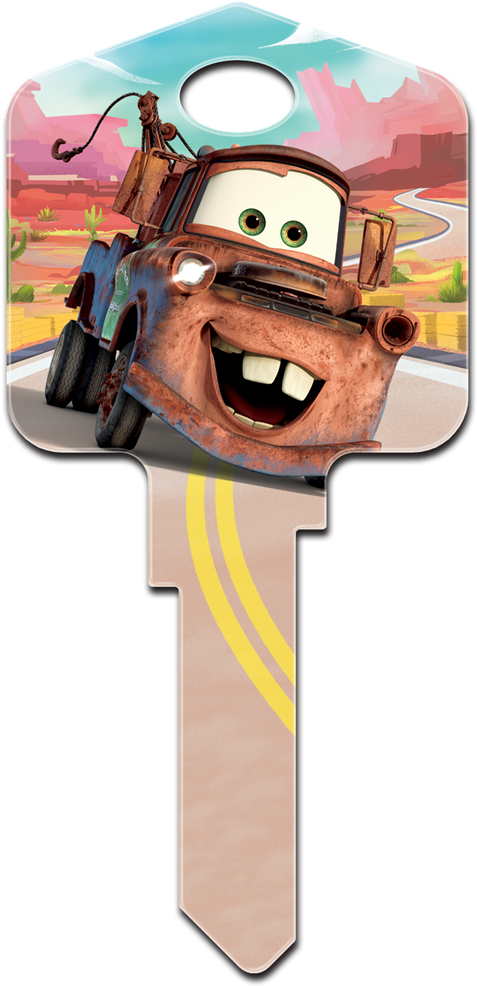 Kw1 Mater - House Keys Disney Characters (500x1000), Png Download