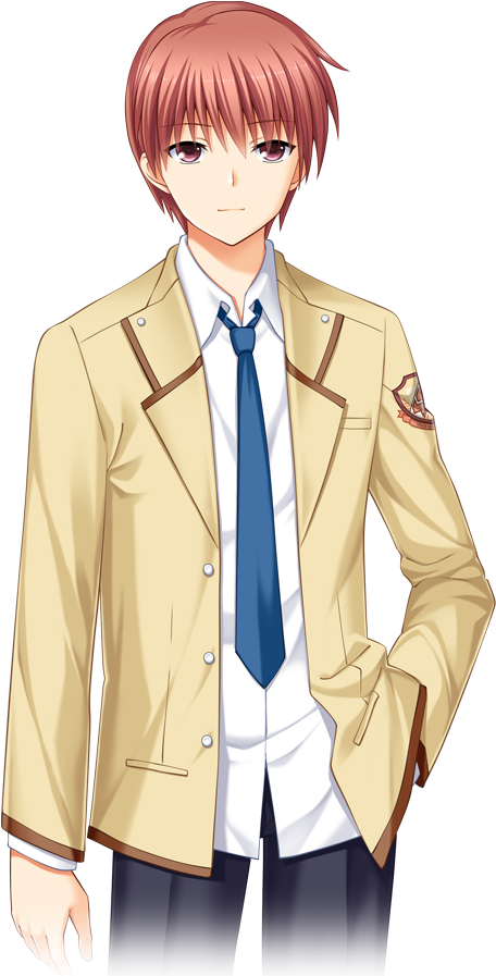 Ab Character Otonasi Image - Angel Beats Yuzuru Otonashi (456x920), Png Download