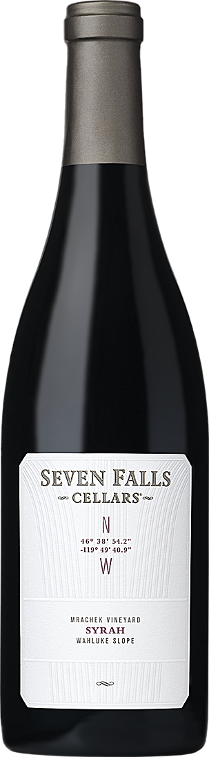 Seven Falls Cellars Gps Syrah Wahluke Slope - Glass Bottle (303x1096), Png Download