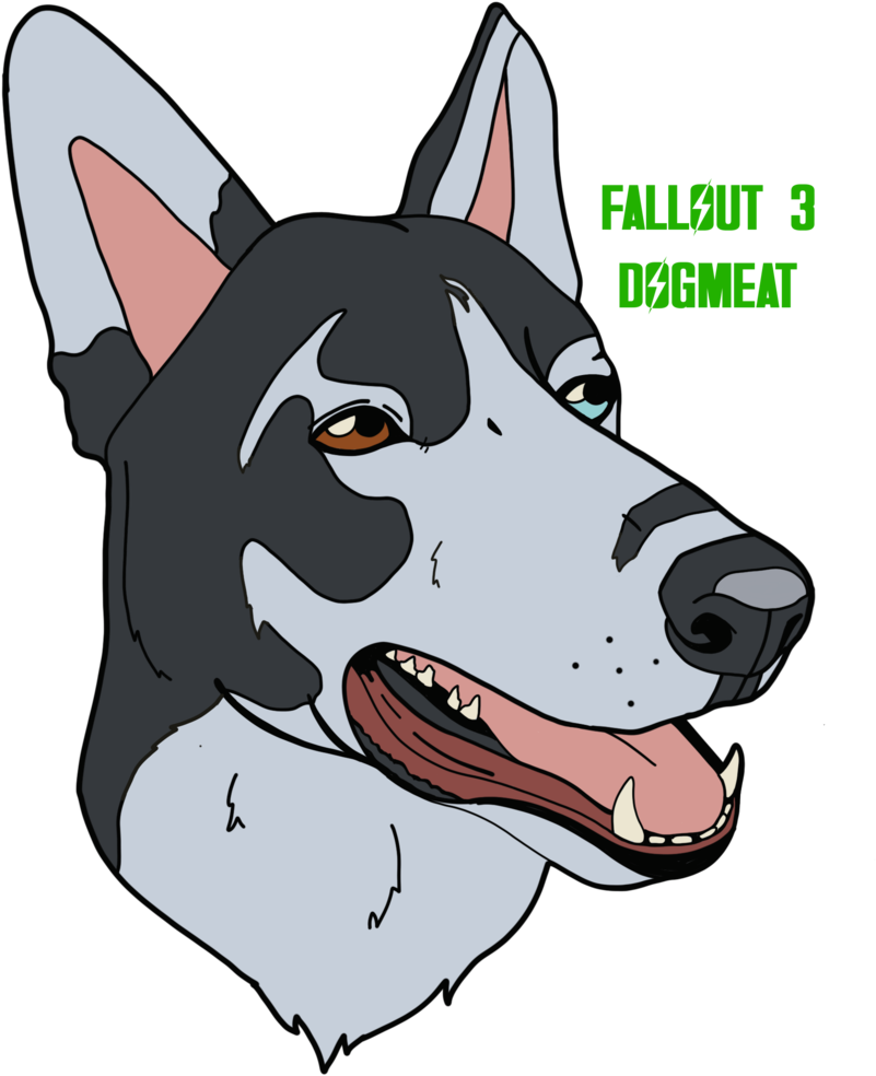 Dogmeat Pins - Second (924x1024), Png Download
