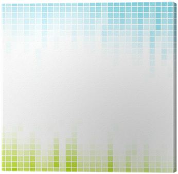 Abstract Pixel Mosaic Gradient Background Canvas Print - Screen (400x400), Png Download