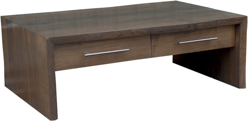 Live Edge Waterfall Coffee Table - Table (1024x544), Png Download
