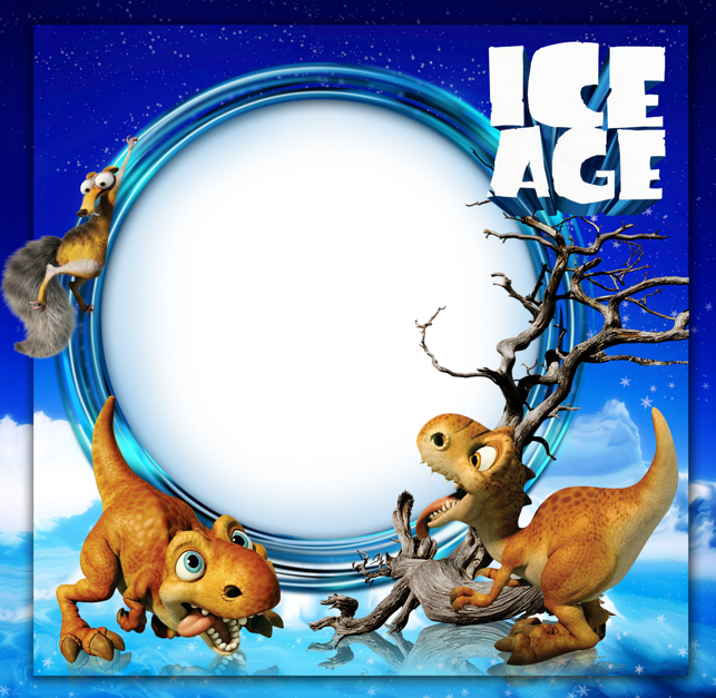 Ice Age Frame Png (643x627), Png Download