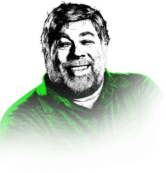 Stan Lee And Steve Wozniak To Launch Silicon Valley - Steve Wozniak Cartoon (572x573), Png Download