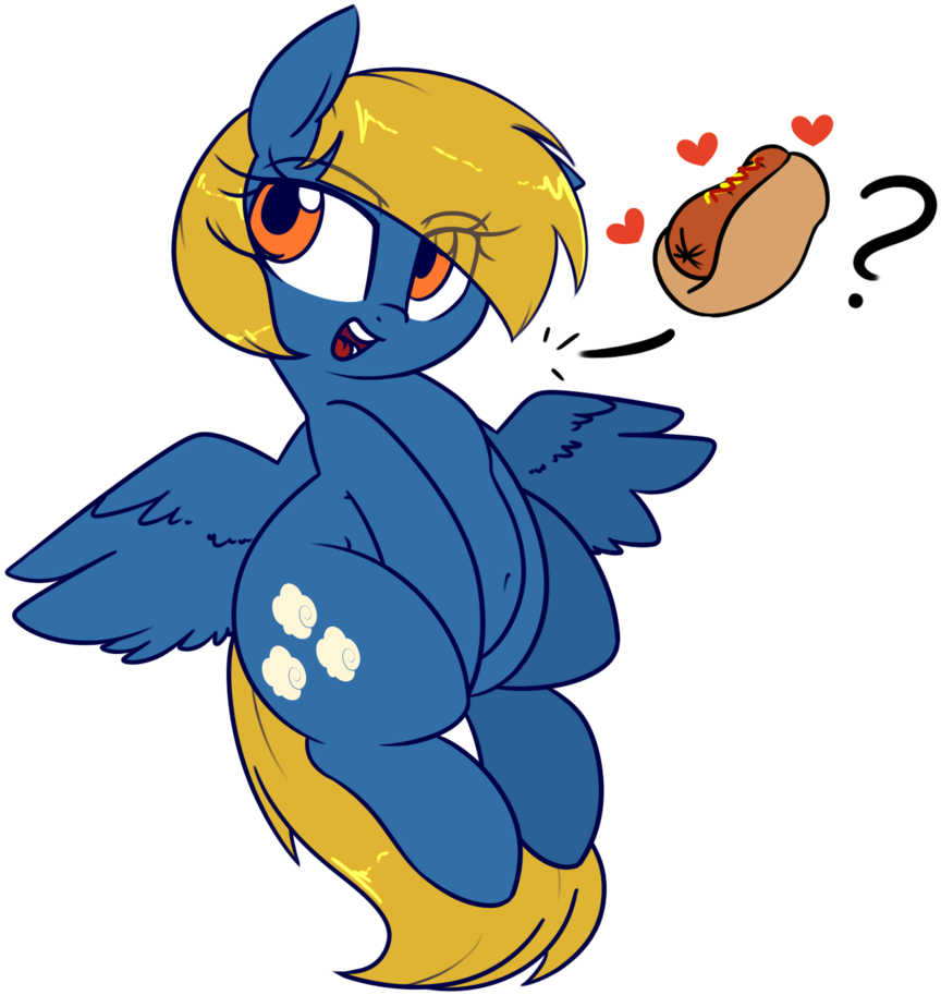 Notenoughapples, Chubby, Food, Hot Dog, Meat, Oc, Oc - Cartoon (956x1024), Png Download