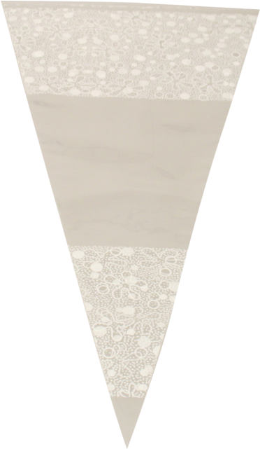 Bag, Conical Bag, Pp, 18x37cm, Lace Pattern Blocked, - Puntzak Plastic (640x640), Png Download