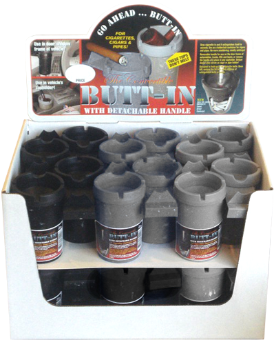 Butt-in Self Extinguishing Cigarette Ashtray Shelf - Concrete Grinder (500x500), Png Download