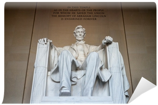 The Statue Of Abraham Lincoln, Lincoln Memorial, Washington - Lincoln Memorial (400x400), Png Download