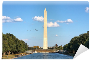 Washington Monument And The Pool Near Lincoln Memorial - National Mall (400x400), Png Download
