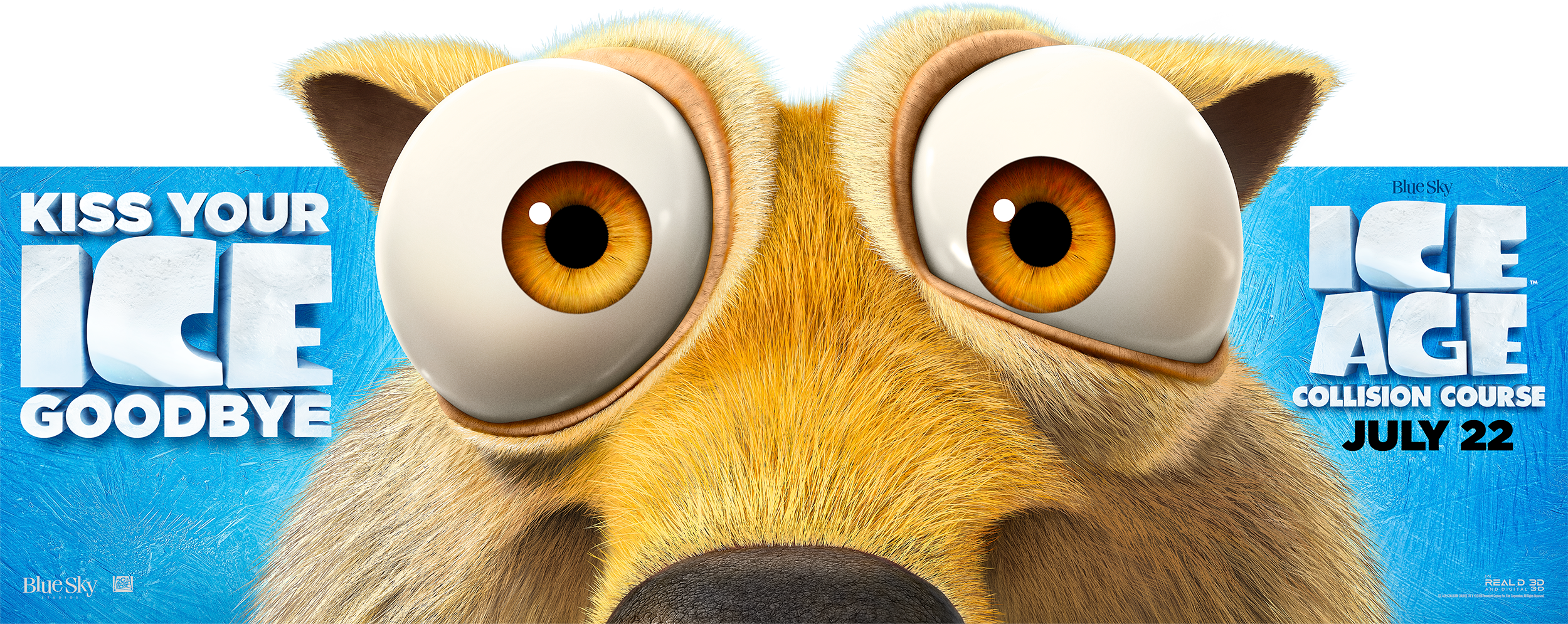 Ia5 Bb1 14x48ext - Ice Age 3 Banner (2500x995), Png Download