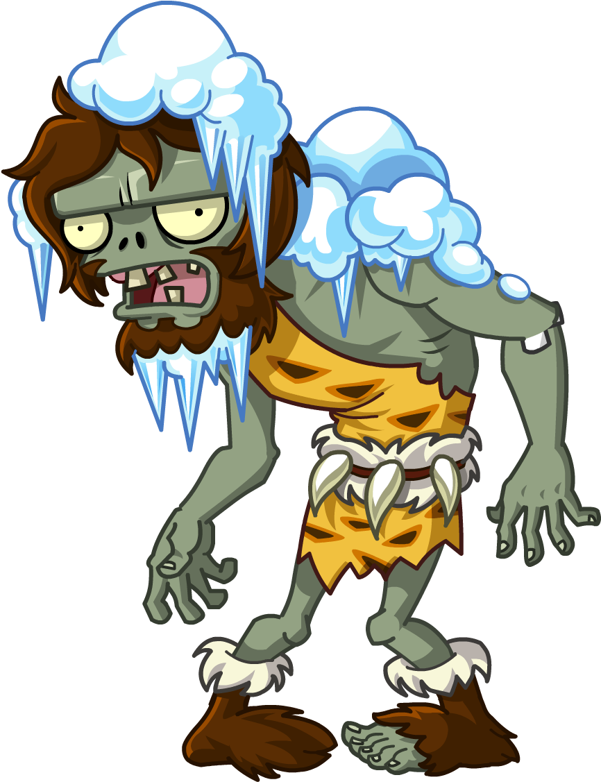 Pvz 2 Frostbite Caves Zombies (987x1181), Png Download