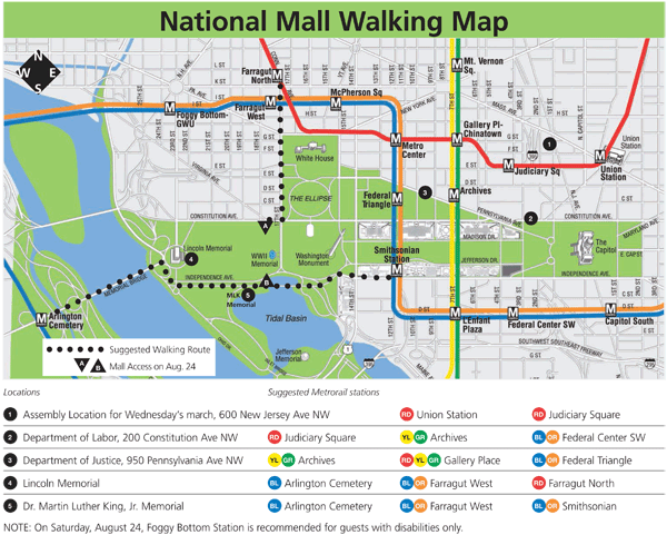 Mowmap - Map Of March On Washington (600x481), Png Download