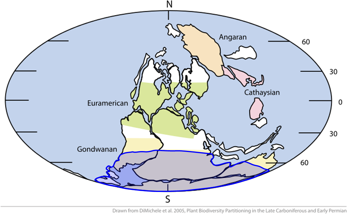 Gondwana Glaciation (1200x740), Png Download