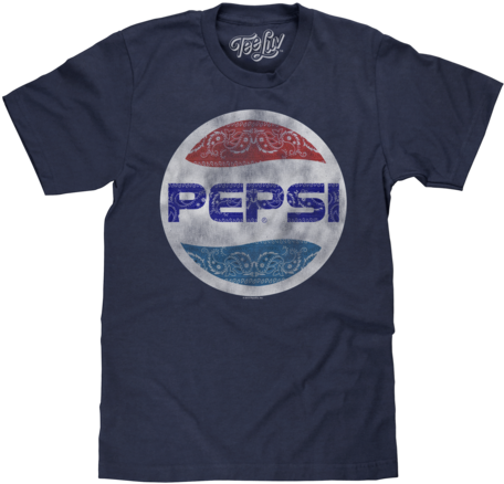 Pepsi Bandana Logo - Pepsi Logo T Shirt (468x480), Png Download