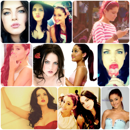 Elizabeth Gillies And Ariana Grande Tumblr For Kids - Ariana Grande Pink Hair Iphone 7 Plus Phone Case (500x500), Png Download
