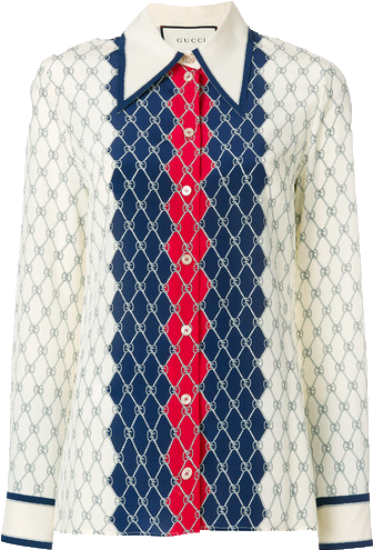 Gucci Rhombus Print Shirt - Iphone Xs Max Gold (500x500), Png Download