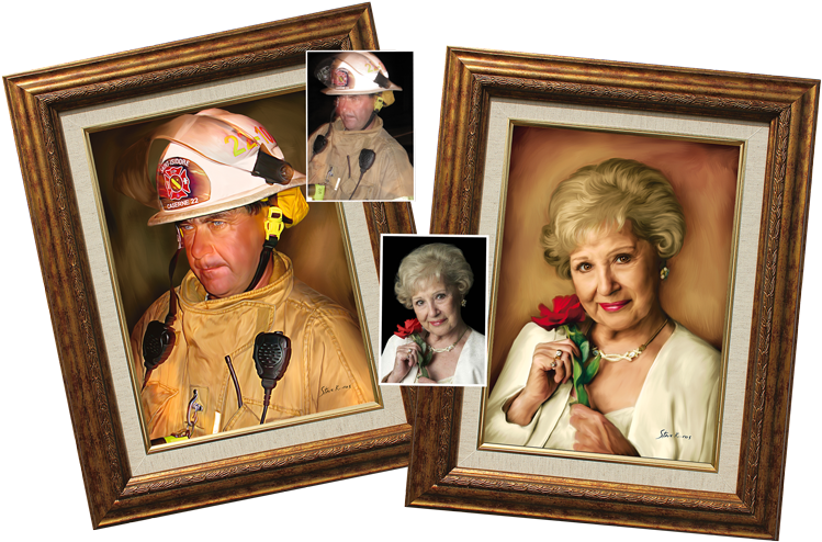 Painting Of 1 Person On Canvas - Painting (758x500), Png Download