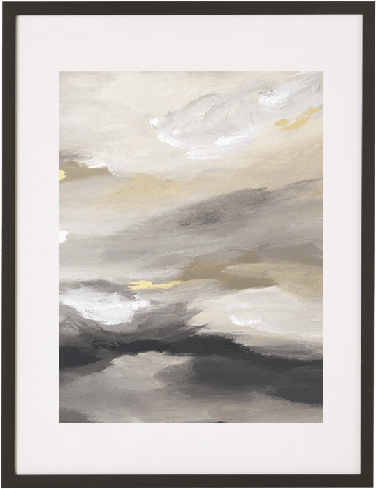 Planinsek Art - Framed Modern Painting Png (699x699), Png Download
