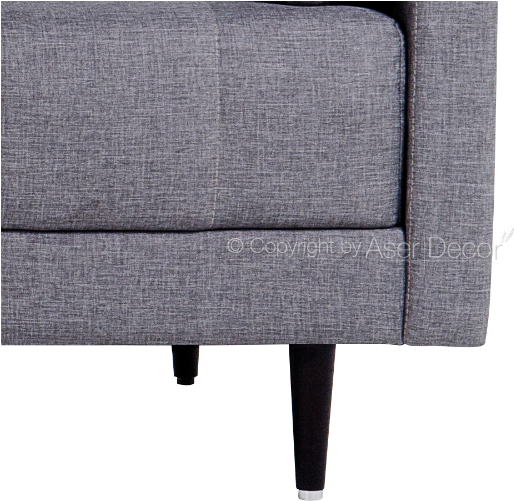 Sofa Cama Conforto Klobiq Luxuoso Cinza 04 - Sofa Bed (740x500), Png Download