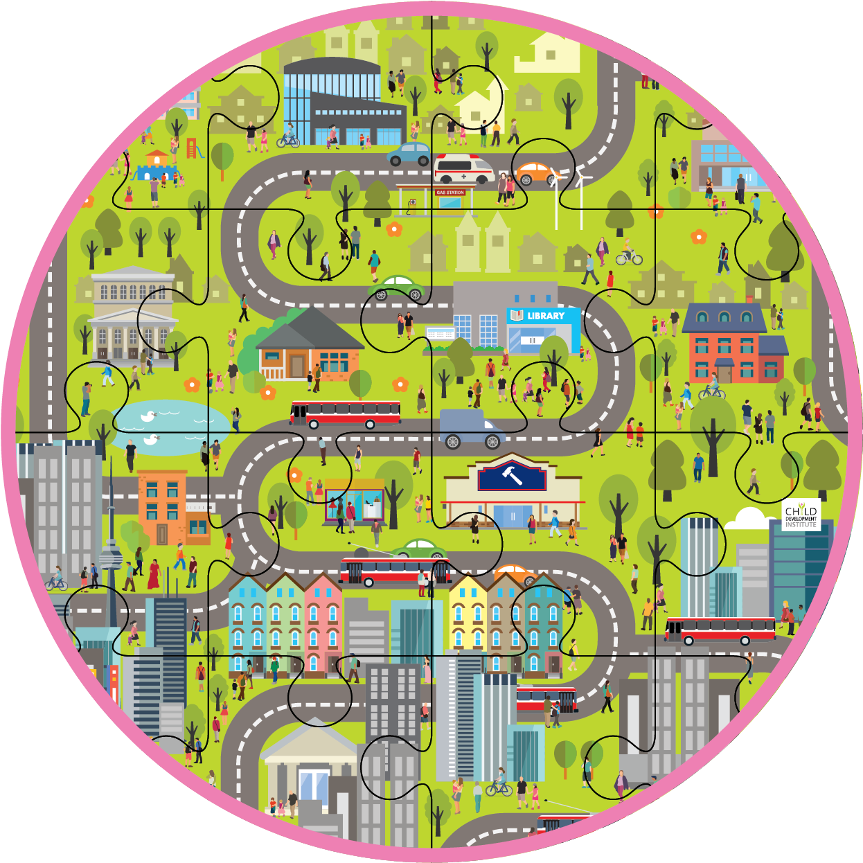 Cut Out The Cdi Neighbourhood - Plan (1313x1313), Png Download