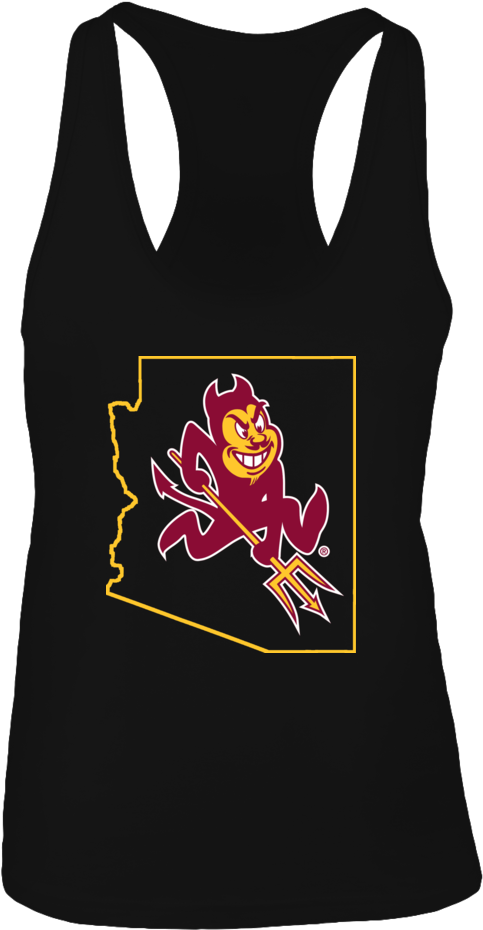 Arizona State Sun Devils - Centon Collegiate Case For Iphone 4 - Black (1000x1000), Png Download