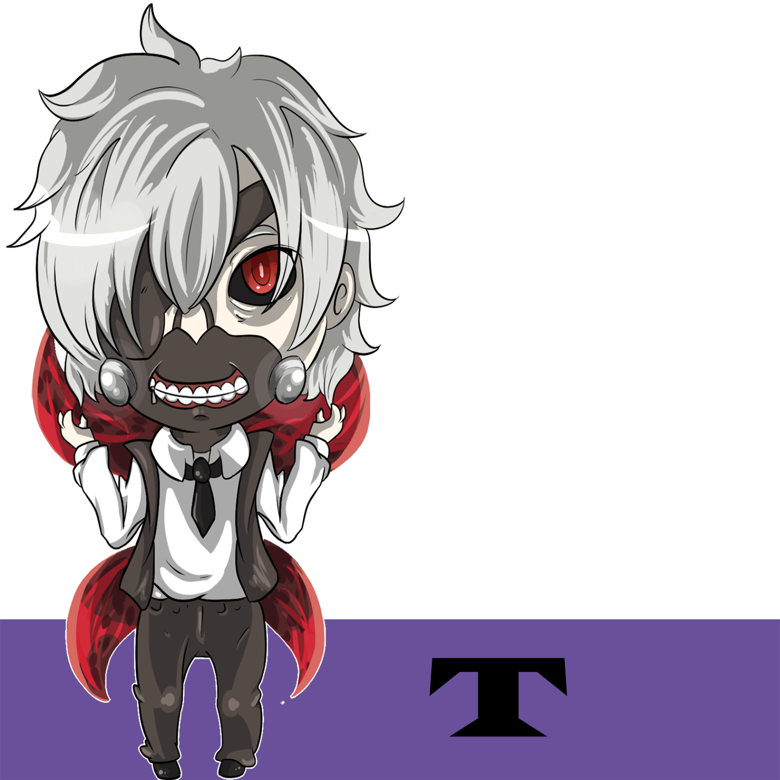 Descargar Samurai Champloo Latino - Chibi Tokyo Ghoul Png (1600x1600), Png Download