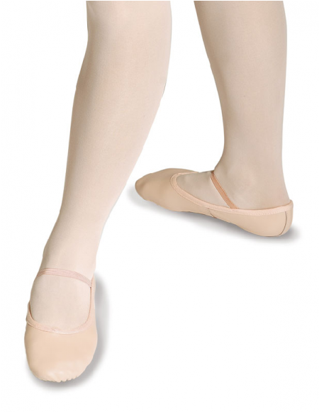 Ballet Shoes Leather - Full Sole Leather Ballet Shoes, Roch Valley: Pink, (580x580), Png Download