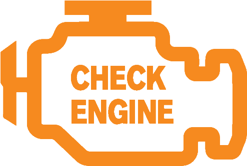 Check Your Engine Light - Check Engine Light Png (518x491), Png Download