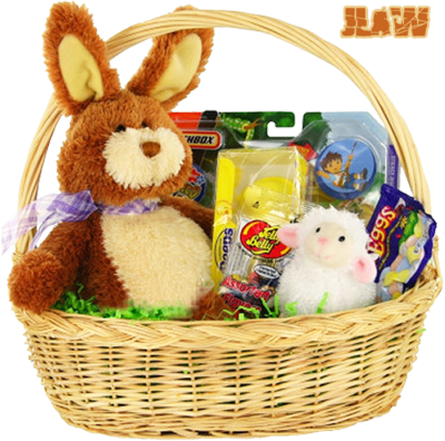 Easter Basket (400x396), Png Download