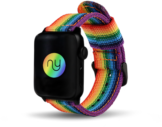 Nyloon Pride Nylon Apple Watch Band - Pride Month Apple Watch (560x560), Png Download