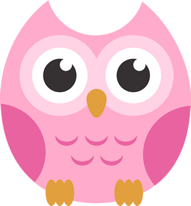Pink Owl - Green (279x300), Png Download