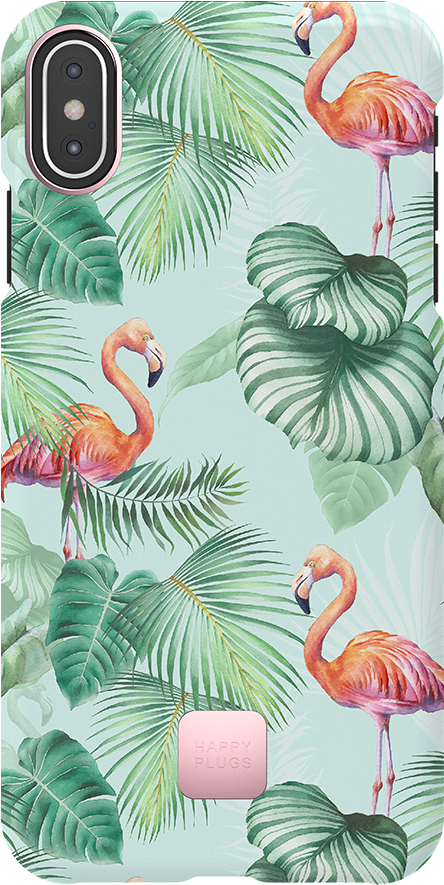 Iphone Xs Max Case Pink Flamingos (999x999), Png Download