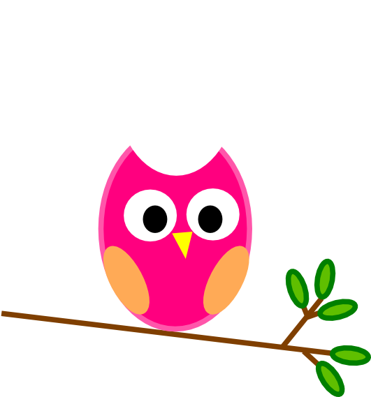 How To Set Use Pink Owl Icon Png - Cute Clipart For Powerpoint (600x568), Png Download
