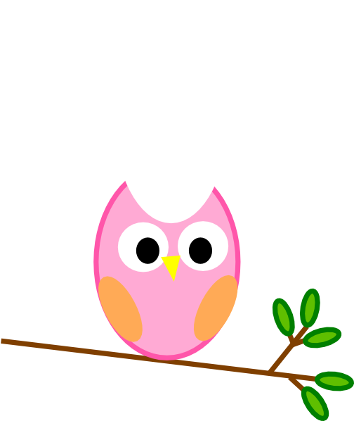 Original Png Clip Art File Pink Owl Svg Images Downloading (570x597), Png Download