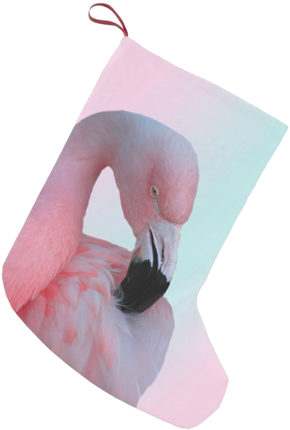 Pretty Pink Flamingo Christmas Stocking - Pink Flamingo Beach Towel By Erika Kaisersot (920x920), Png Download