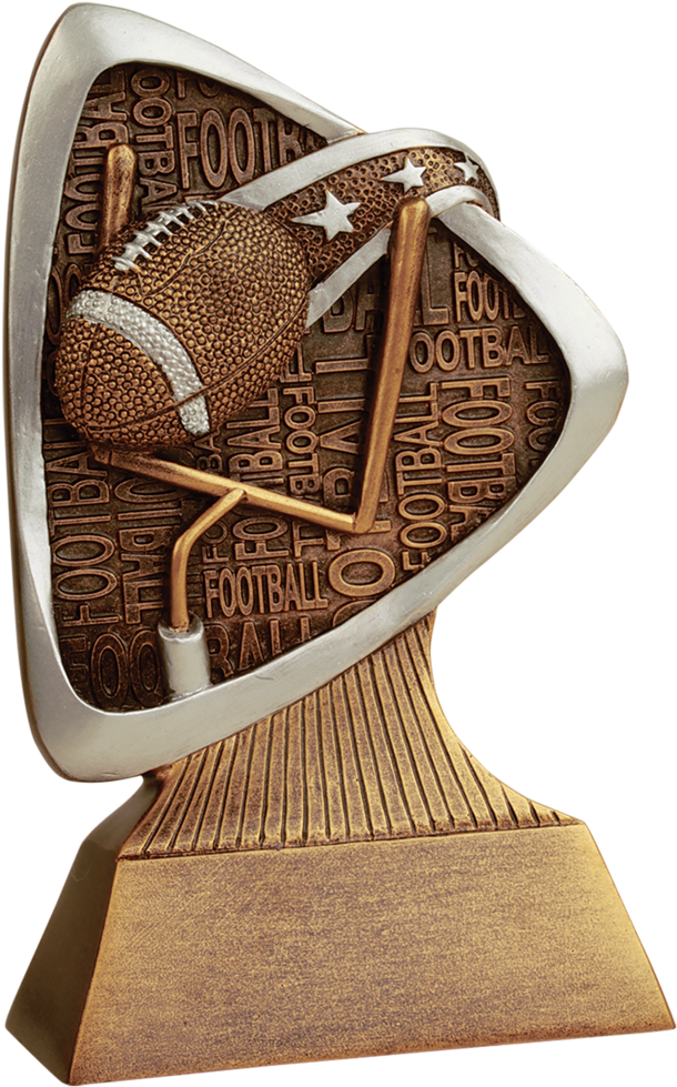 Trd105 Triad Football Resin - Trophy (1024x1024), Png Download