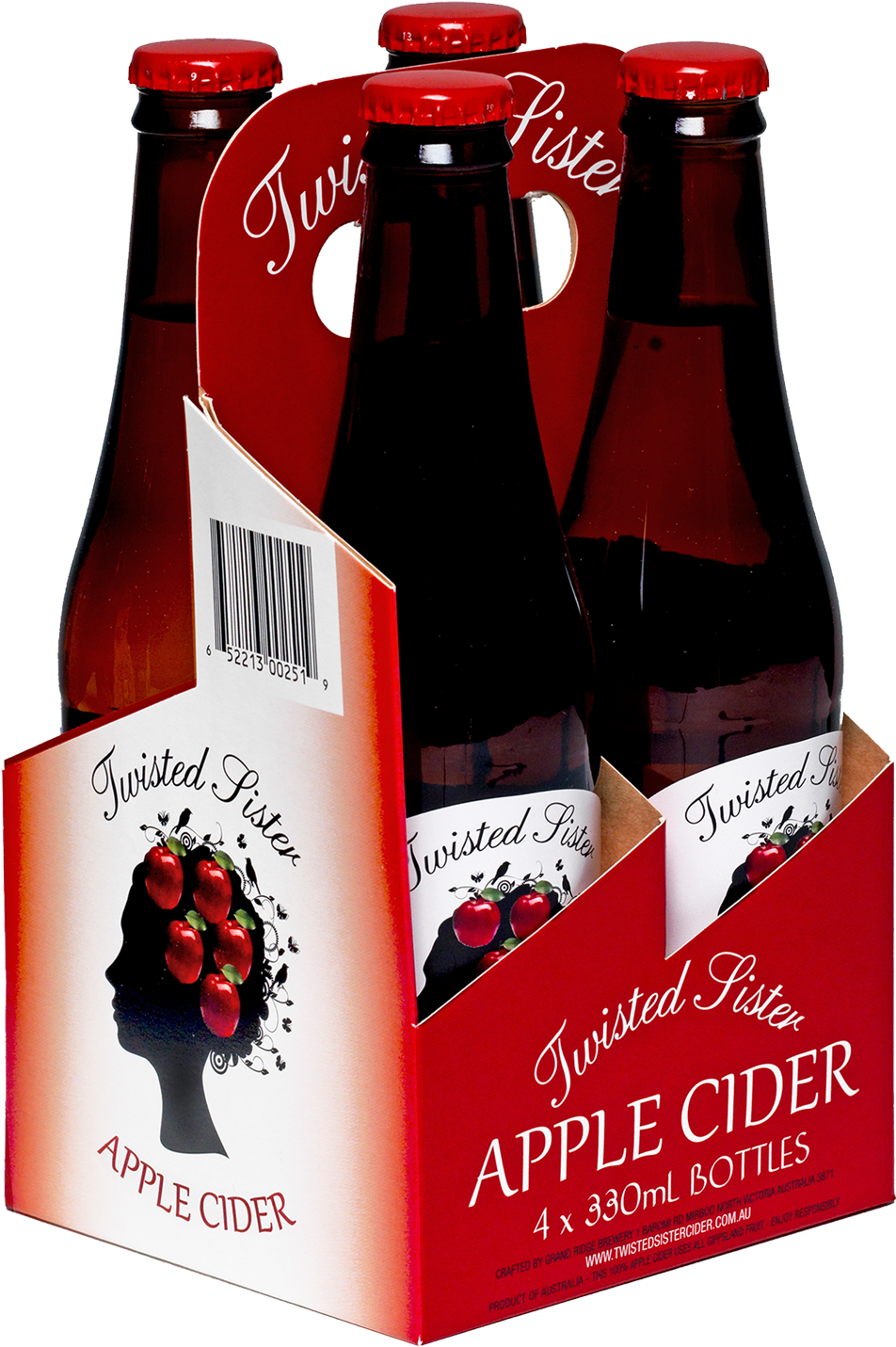 Twisted Sister Apple Cider 4 Pack - Product (1600x2000), Png Download