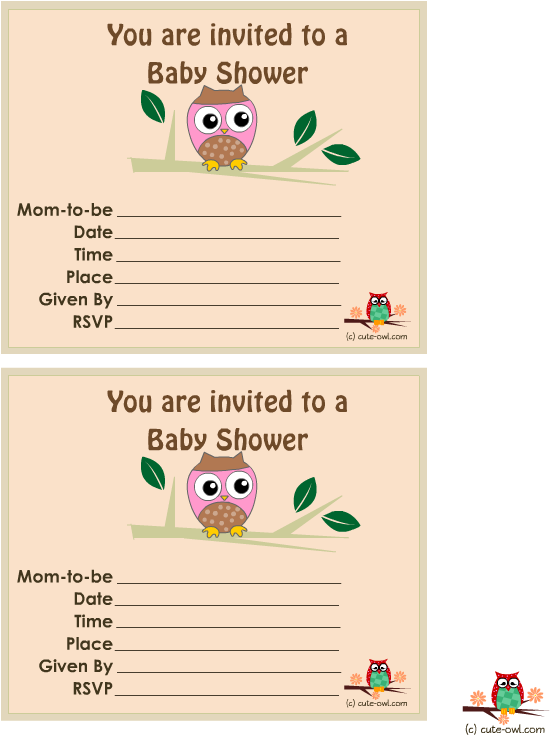 Free Printable Girl Baby Shower Invitations - Birthday Party Invitations Girl Free Printable (612x756), Png Download