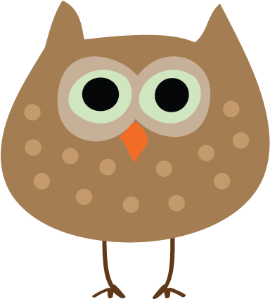 Owl Clipart - Fall Clipart Owl (401x442), Png Download