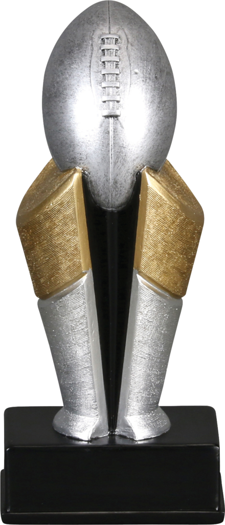 Victory Cup Resin Football Trophy - Trophy (440x1024), Png Download