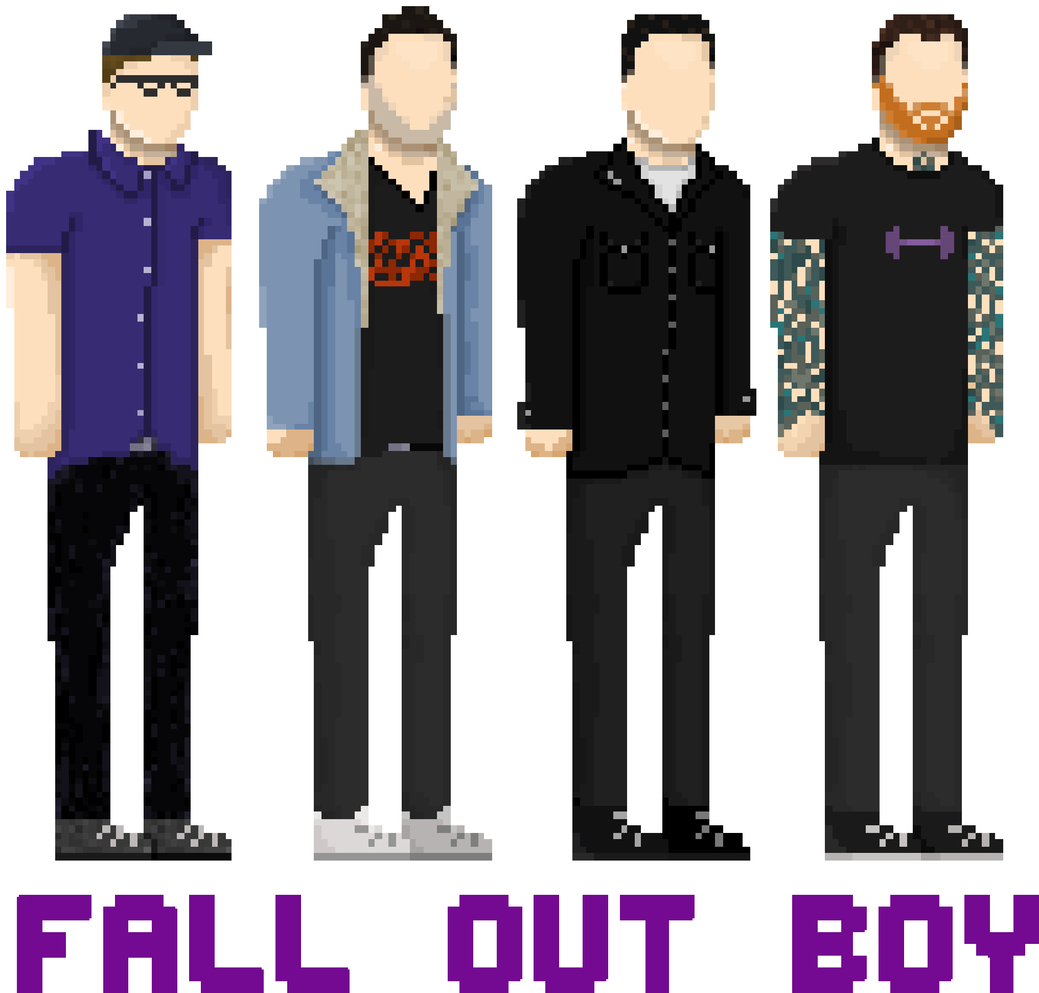 The Final And Combined Version Of My Fall Out Boy Pixel - Government Agency (2100x2134), Png Download