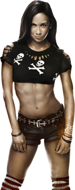 Aj Lee Clipart Aj Lee Wwe Divas Championship Wwe 2k14 - Aj Lee Wwe 2k14 (260x654), Png Download