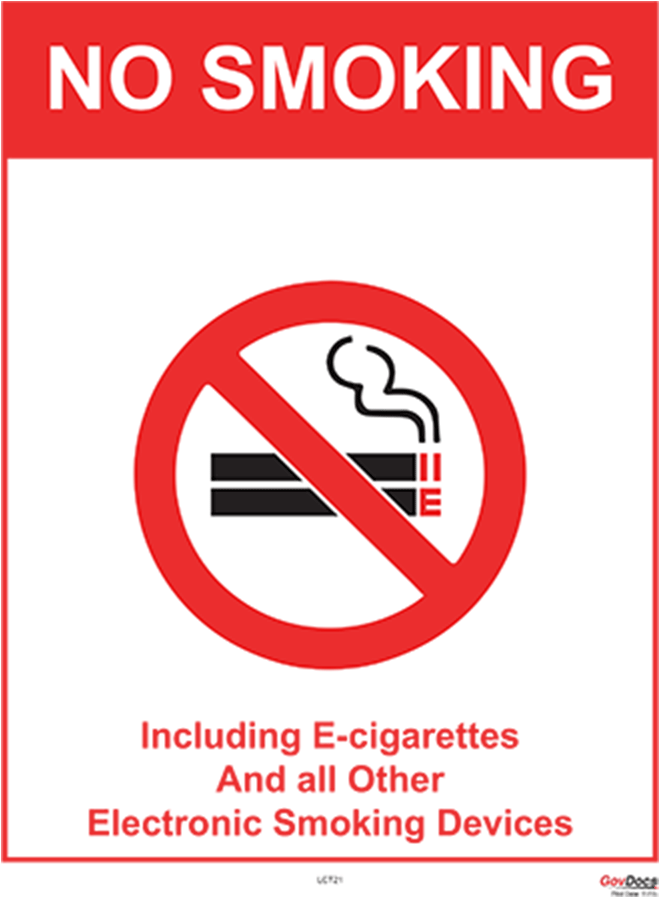 Connecticut No-smoking Poster - No Smoking Fines Poster (742x900), Png Download