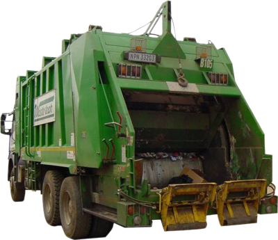 Ninja Turtle Garbage Truck (400x345), Png Download