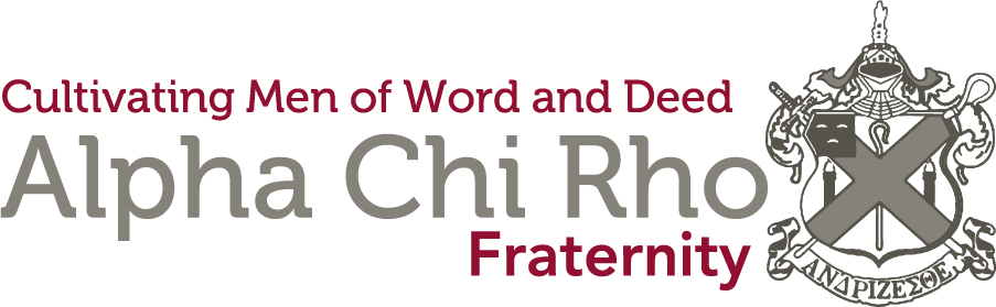 Alpha Chi Rho Digital Archive - Logo Alpha Chi Rho (903x279), Png Download