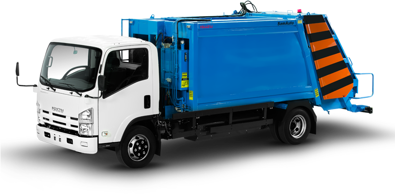 Garbage Truck - Garbag Truck Png (800x450), Png Download