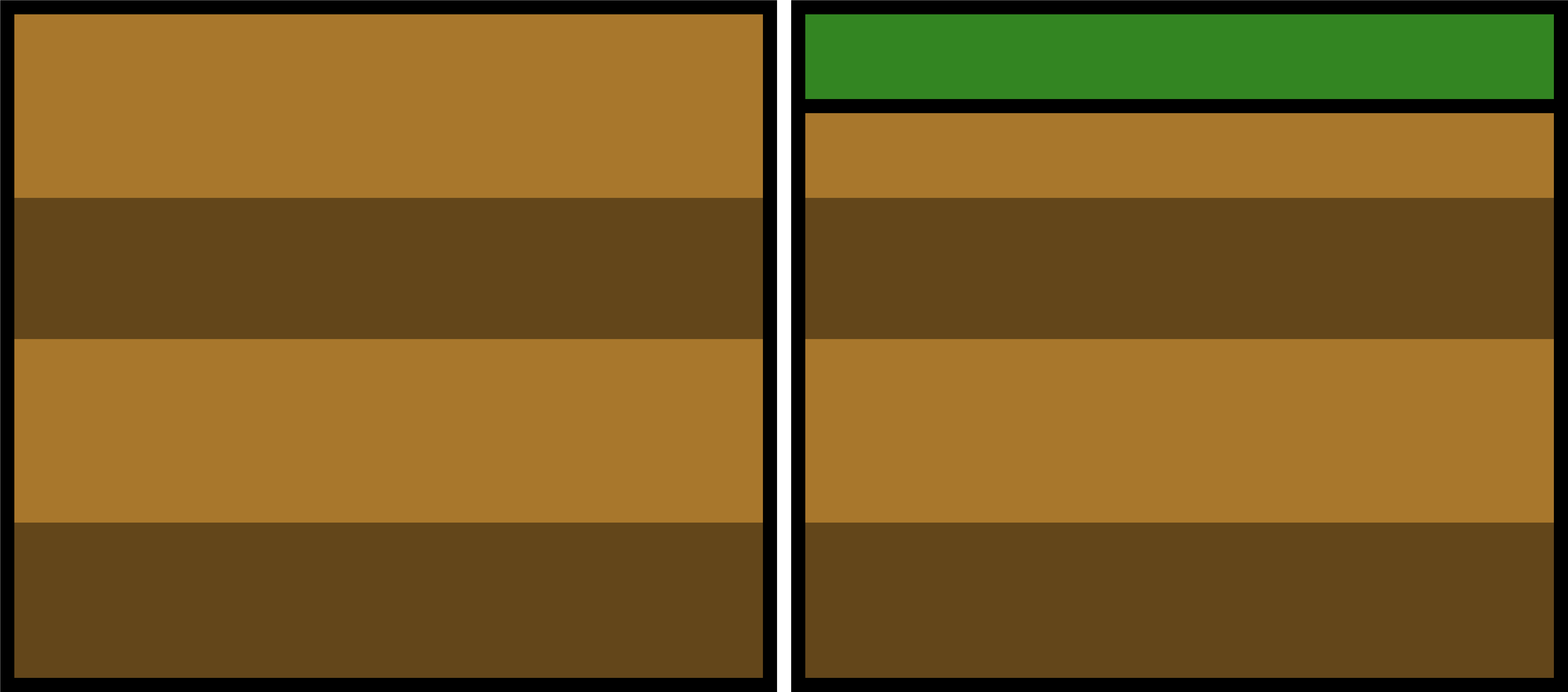 Grass And Dirt Tiles - Bronze (7680x3456), Png Download