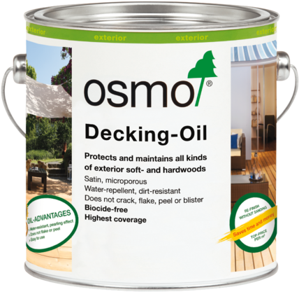 Osmo Clear Oil Interior Exterior Decking Or Vertical (480x469), Png Download